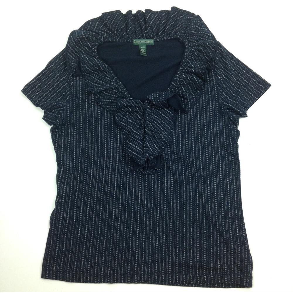 Lauren Jeans Co Ruffle Tee
